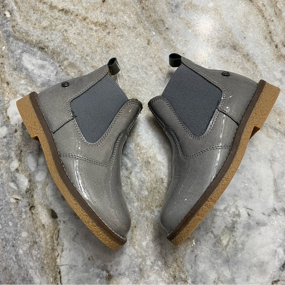 New Kids Naturino Arthur Chelsea Shiny Leather Boots - Picture 12 of 12